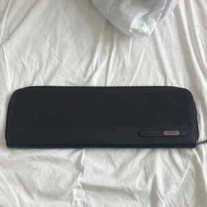 TUMI Black Nylon Travel Tie Case – Classic Accessory Holder